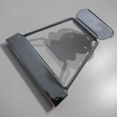 Gibson Acoustic 12 String Guitar Tailpiece Authentic Vintage Part Circa-1960s-Chrome image 1