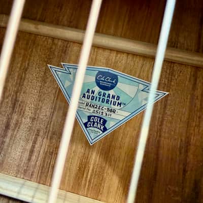 Cole Clark RAN2EC-BBR Recording Series Acoustic-Electric Guitar, Cutaway,  Australian AA Bunya Top,  AA Blackwood Back and Sides,  SNRW311 [NAMM Showcase] image 11