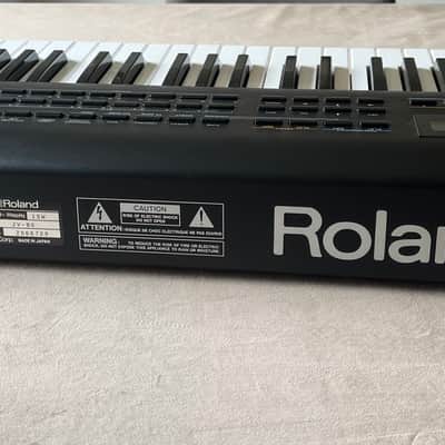 Vintage Roland JV‑80 Synthesizer Bundle - Fully Functioning with Flight Case and Metal Stand image 3
