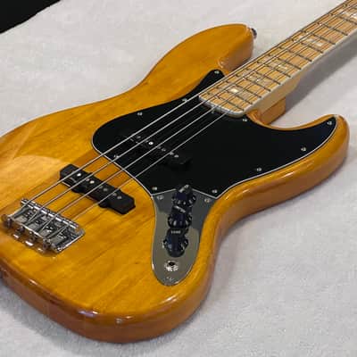 Fender Squire Vintage Modified Jazz Bass 77 2018 - Amber image 2