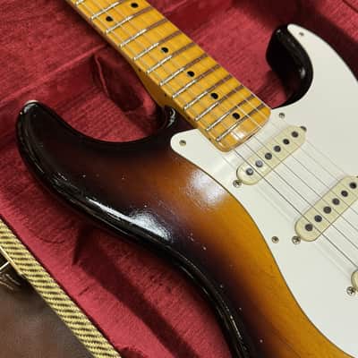 Fender 1956 Stratocaster Journeyman Relic / Wide Fade 2Tone Sunburst [3.46kg] 2023 image 6