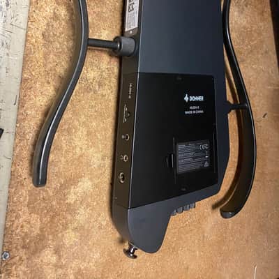 Donner Hush-X Electric Guitar Black image 6