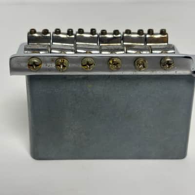 Fender Stratocaster Tremolo Bridge Genuine Replacement Part assembly Standard Series Strat Alloy Block - AGED - Relic - LAST OF STOCK! image 4