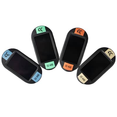 ChromaCast CC-440 Series Chromatic Guitar Tuner, Sunset Orange image 8