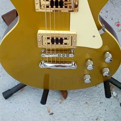 Gorgeous Samick Artist Series LS650 Goldtop Les Paul, Set Neck, GFS Alnico V's w/ Coil Split, Case image 2