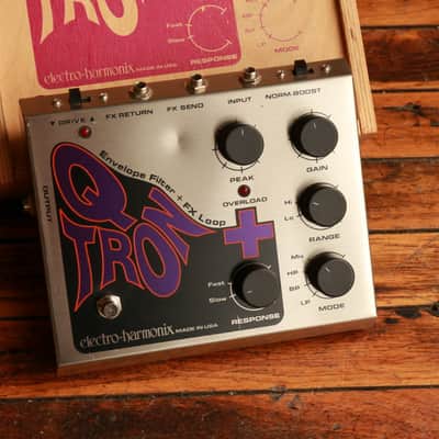 Electro-Harmonix Q-Tron Plus Envelope Filter 2000s - Silver / Purple / Black image 2