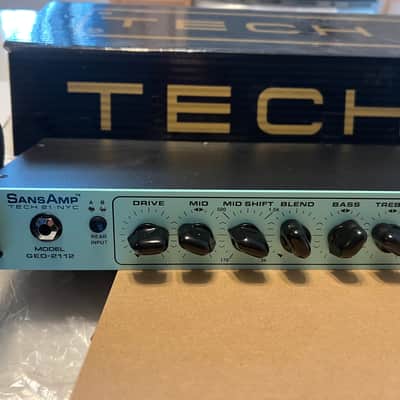 Tech 21 GED-2112 Geddy Lee SansAmp Rackmount Bass Preamp with Effects Loop 2010s - Silver image 2