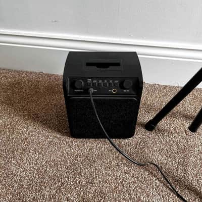 RockJam SingCube RJSC02-BK Bluetooth Karaoke Machine - Mic & Stand Included, No Charger image 2