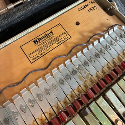 Fender Rhodes Mark I Stage 73-Key Electric Piano 1969 - 1974 - Black Rounded Top image 8