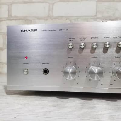 Sharp SM-1144H Rare Vintage Stereo Integrated Amplifier Tested Working Warranty image 5