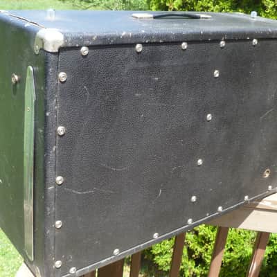 1966 Fender Bandmaster Loaded Speaker Cabinet - 2x12 / Blackface image 16