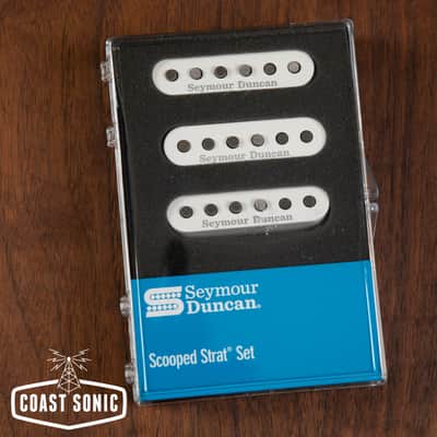 Mint Seymour Duncan Scooped Strat Pickup Set - Parchment