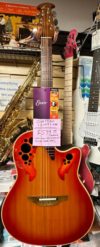Ovation 6768 Elite Standard 1993 - Cherry Burst image 1