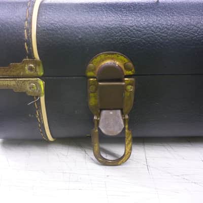 Case Mid-to-Late 1960's Ess Custom Built Case: Hartford, Conn. Latches '60's - Black Tolex & Wine Plush image 2