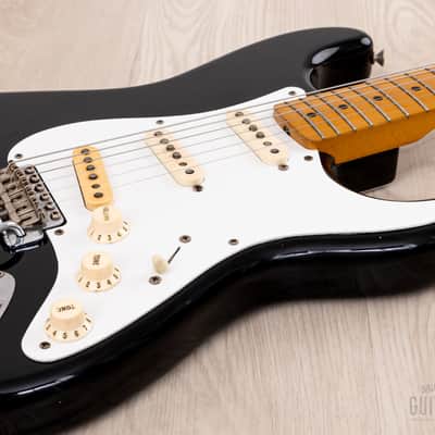 1983 Fender '57 Stratocaster JV ST57-85 Black w/ USA Fullerton Pickups, Japan MIJ Fujigen image 6
