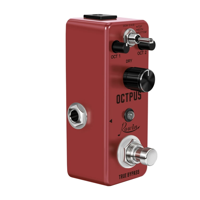 Rowin Rowin Polyphonic Octave Guitar Effects Pedal Pure Octopus Digital Mini Single Effect for Electric Guitar and Bass True Bypass LEF-3806 photo 2