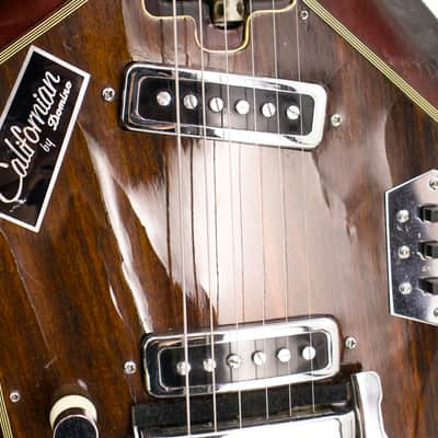 Used AS/IS Domino Californian Sunburst Electric Guitar image 11