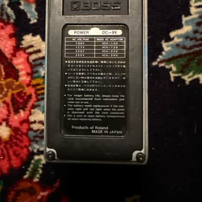 Boss CS-1 Compression Sustainer (Black Label) 1978 - 1982 - Blue image 2