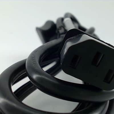 International power cord - about 6ft - BS1363 to C13 image 2
