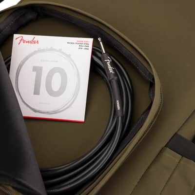 Fender Troubadour Electric Guitar Gig Bag Olive image 7