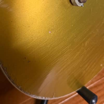 Gibson Les Paul Custom Goltop 1954 Murphy Lab Heavy Aged Double Gold 2023 - Goldtop image 4
