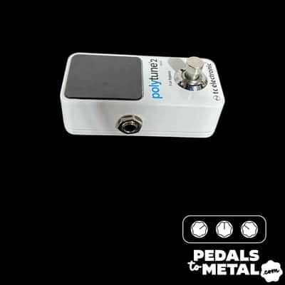 TC Electronic PolyTune 2 Mini Tuning Pedal 2010s - White X14361 image 2