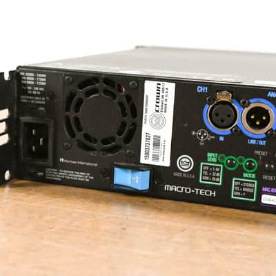Crown MA 12000i Macro-Tech 2-Channel Power Amplifier, 4500W @ 4 ohms CG0120U image 9