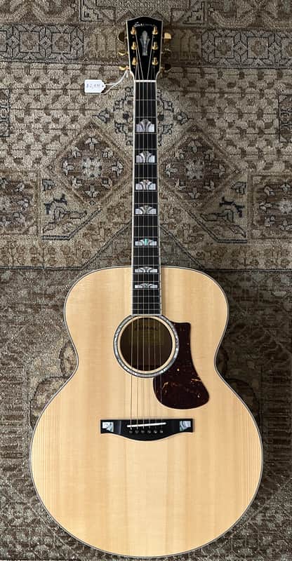 Eastman AC630-BD Jumbo Acoustic Guitar in Blonde w/ Hard Case & Free Pro Setup image 1