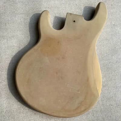 Solid Basswood 5 String Bass StingRay Style Body image 6