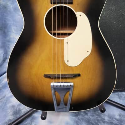 Vintage 1969 Fender by Harmony F1000 Stella Pro Setup New Strings Original Soft Shell Case image 2