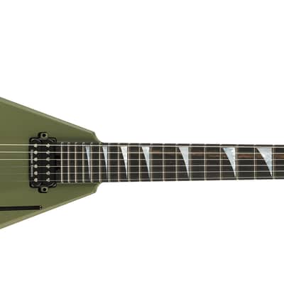 Jackson American Series Rhoads RR24, Ebony Fingerboard, Matte Army Drab image 1