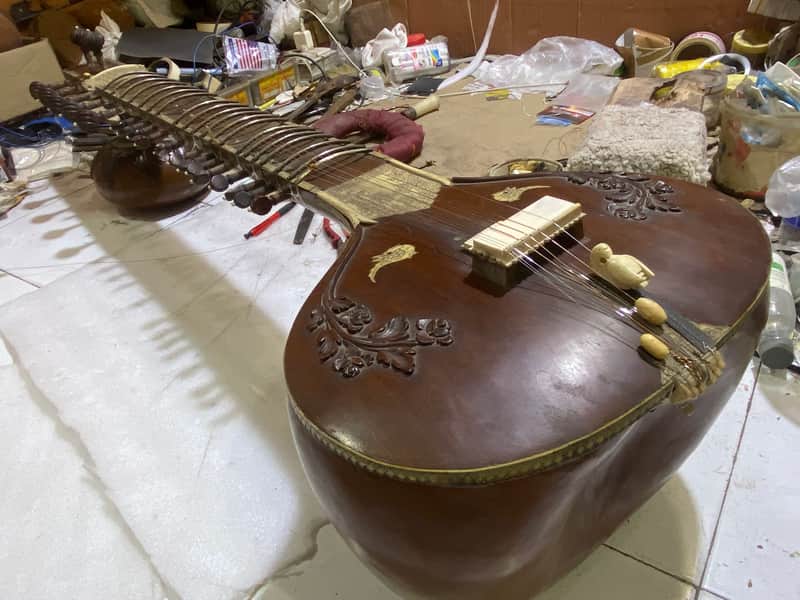 Kanai Lal, Vintage Professional Sitar around 45 to 50 yrs. old Ravi Shankar style, concert Sitar, amazing sound image 1