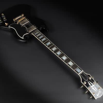 2017 Gibson Custom Shop SG Custom - Ebony | USA Long Neck Tenon 490R 498T Humbucker 3.17kg | CoA OHSC image 7