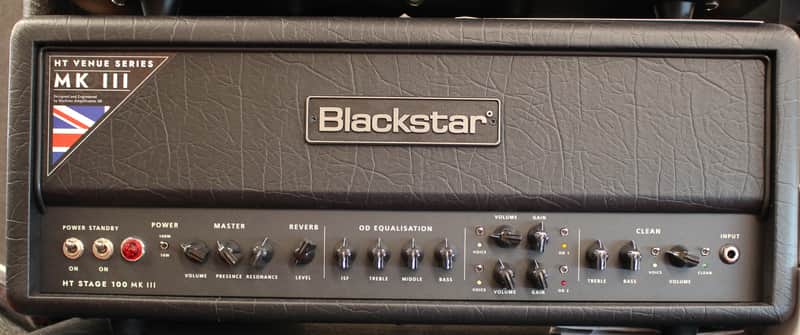 Blackstar HT Stage 100H MK III 3-Channel 100-Watt Guitar Tube Amp Head Black w/Footswitch image 1