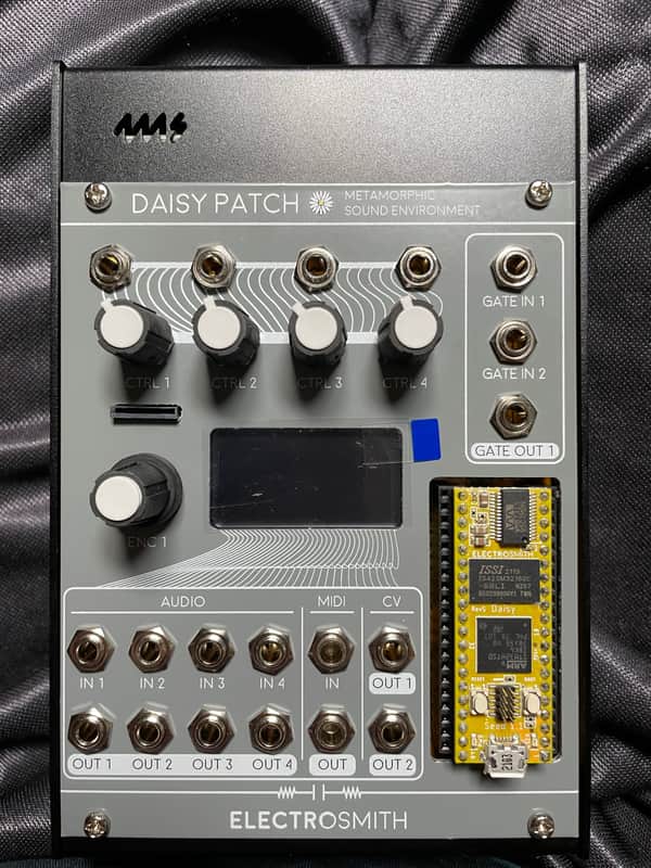 Electro-Smith Daisy Patch in 4MS POD 20HP Eurorack enclosure with power brick image 1