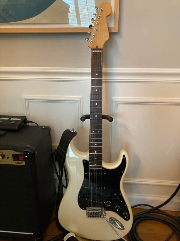 Fender American Deluxe Stratocaster 2011 Pearl + Lindy Fralin pickups image 1