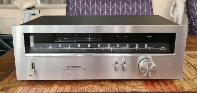 VINTAGE PIONEER BLUE LINE STEREO FM/AM TUNER/MADE IN JAPAN image 1
