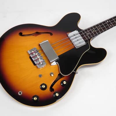1967 Gibson EB-2D - Sunburst Finish - Double Pickup EB-2 - Semi Hollow Bass image 5