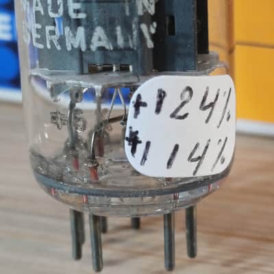 Very rare 1965 NOS NIB Siemens 12AX7 ecc83 super strong great tone !!! Best Philips Mullard substitute !. image 8