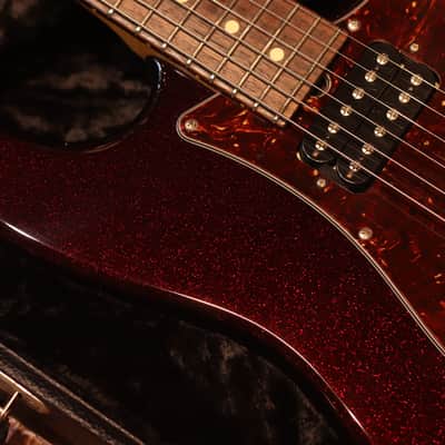 Suhr Classic 2H Early Serial #3435 (2004) - Black Cherry Metallic image 3