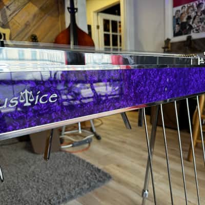 Justice The Judge SD10 C6 Pedal Steel - Purple Pearloid image 10
