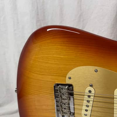 Fender Parts Stratocaster - American Professional HSS Shawbucker neck on American Standard Ash body Guitar 2019 - Sienna Sunburst / Rosewood fingerboard image 4