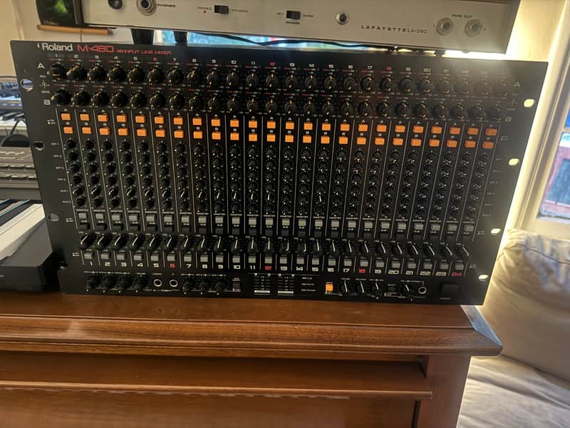 Roland M-480 48-Input Rackmount Line Mixer for Synths, Samplers & Studio image 1