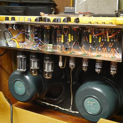 Fender Low Power Tweed Twin 5E8-A 2x12 TAD Tube Amp with Jensen AlNiCo5 Speakers image 5