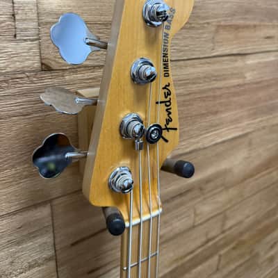 Fender American Deluxe Dimension IV HH Active 4- string Bass 2014 - Black - 8lbs 8oz w/OHSC image 6