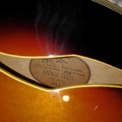 Ibanez JP20-BS Joe Pass Signature 1982 - 1990 - Brown Sunburst image 4