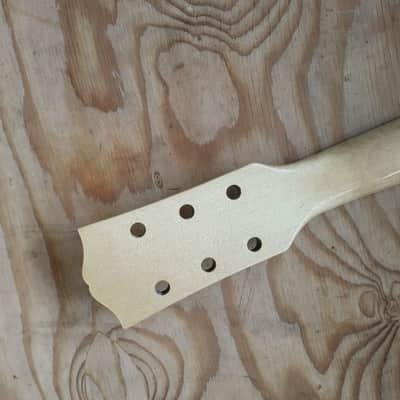 2 1/4 wide Custom No Inlay SS fret Guitar Neck Replacement DIY image 6