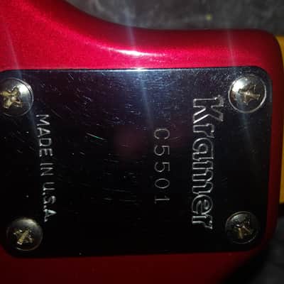 Kramer Pacer Imperial Neptune NJ Candy Apple Red, Schaller Pickups, Floyd Rose Vintage image 7