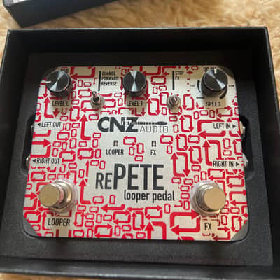 CNZ Audio Re-Pete Stereo Looper 2010s - White Graphic image 1