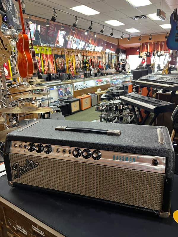 Fender Bassman 2-Channel 50-Watt Guitar Amp Head 1971 - Silverface image 1